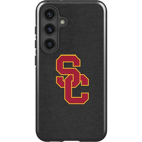 University of Southern California USC Dark Grey Logo Galaxy S25 Impact Case